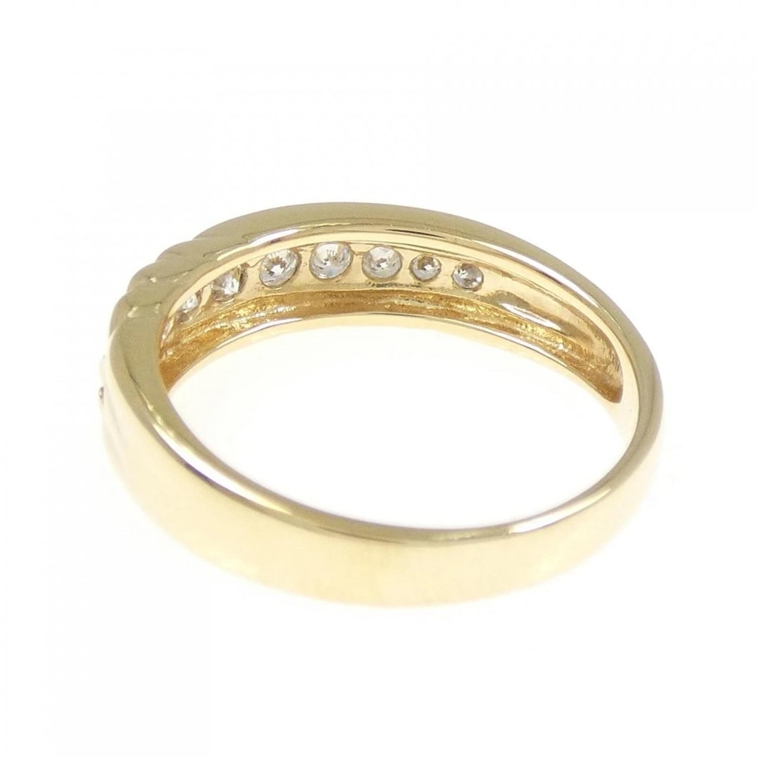 K18YG DIAMOND RING - 3