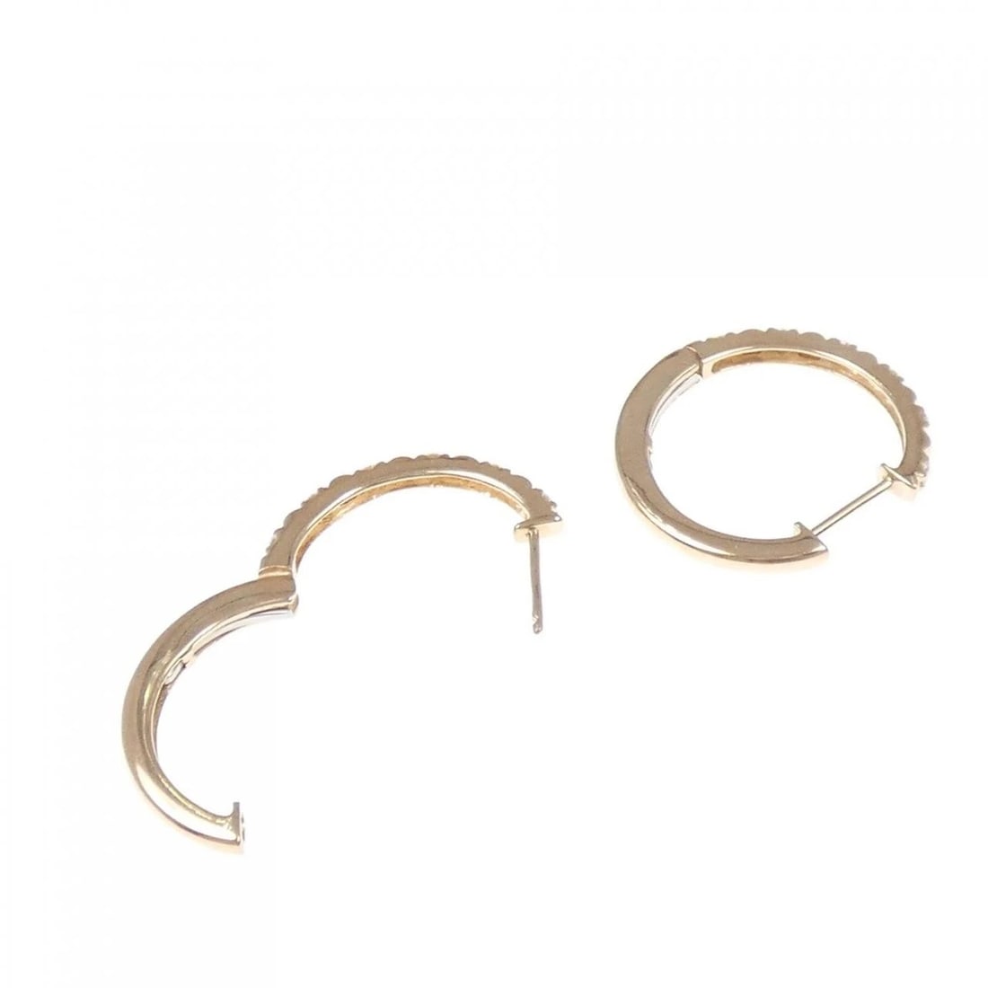 K18PG DIAMOND EARRINGS - 3