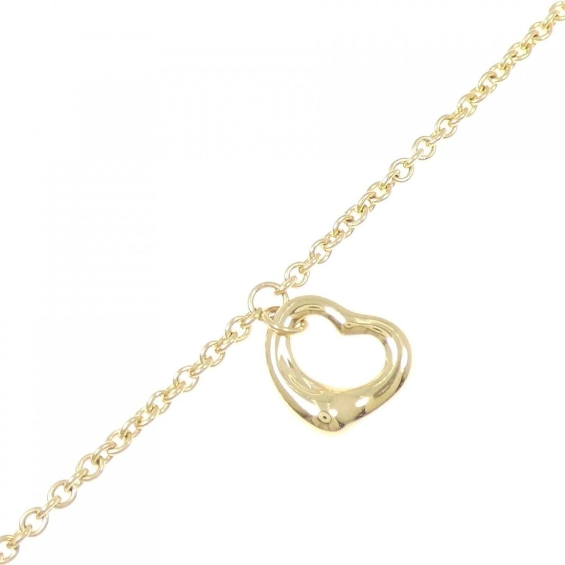 TIFFANY & CO. OPEN HEART BRACELET: TIFFANY & Co. Open Heart Bracelet Brand: TIFFANY&Co. Type: bracelet Material: 750 yellow gold, Color: yellow gold Size: 18.5cmActual Size Max width approx: 12.9mm Accessories: None
