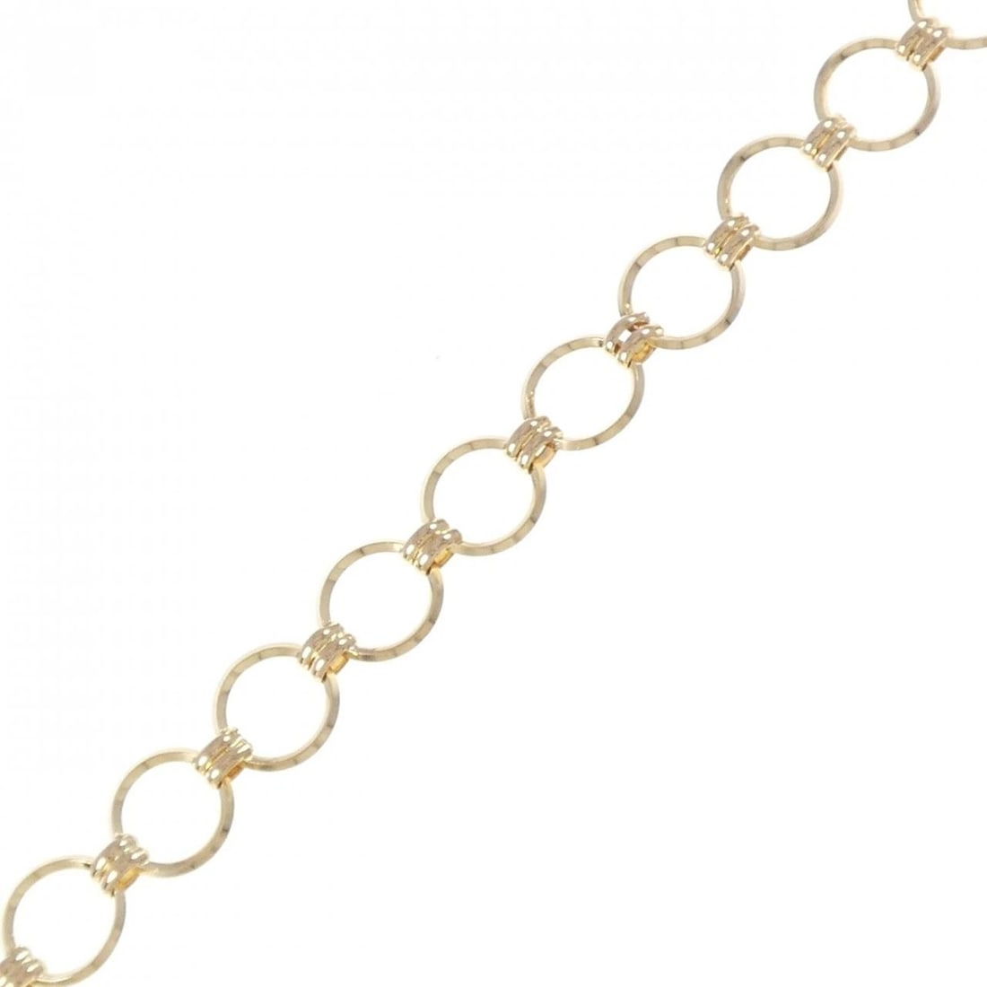 K18YG BRACELET: K18YG Bracelet Brand: Unbranded Type: Bracelet Material: K18 Yellow Gold, Color: YG Size: 19cmActualSize Max W: 8.6mm Accessories: None Accessories Notice: When purchasing pre-owned goods,