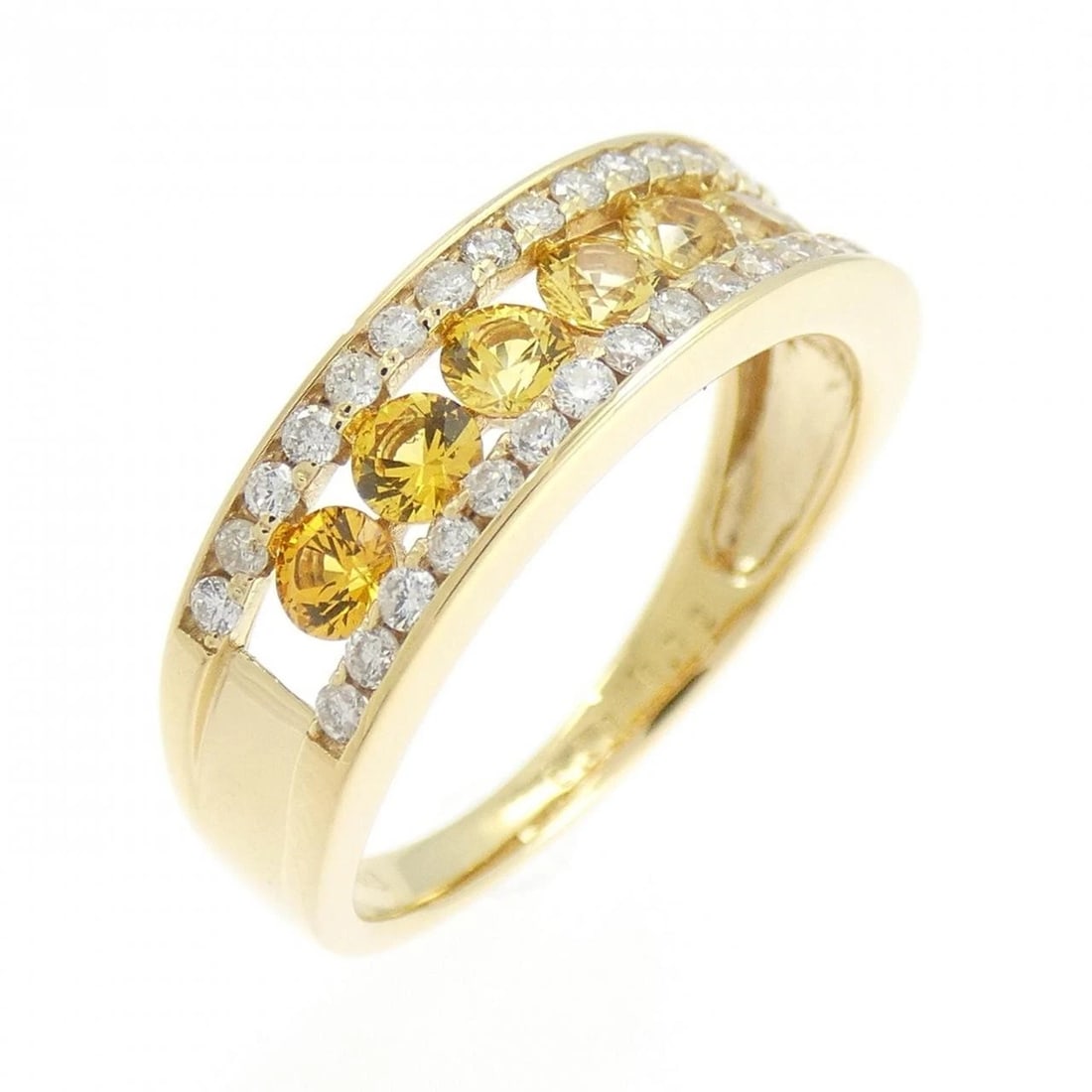 K18YG SAPPHIRE RING (1 of 3)