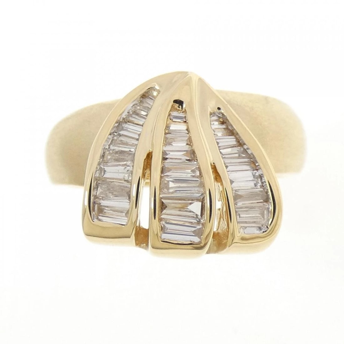 K18YG DIAMOND RING - 2