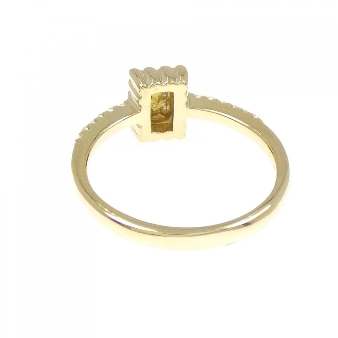 K18YG DIAMOND RING - 3