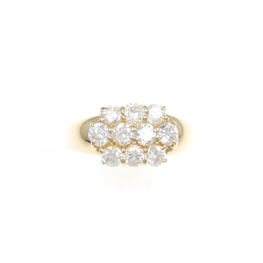 K18YG DIAMOND RING - 2