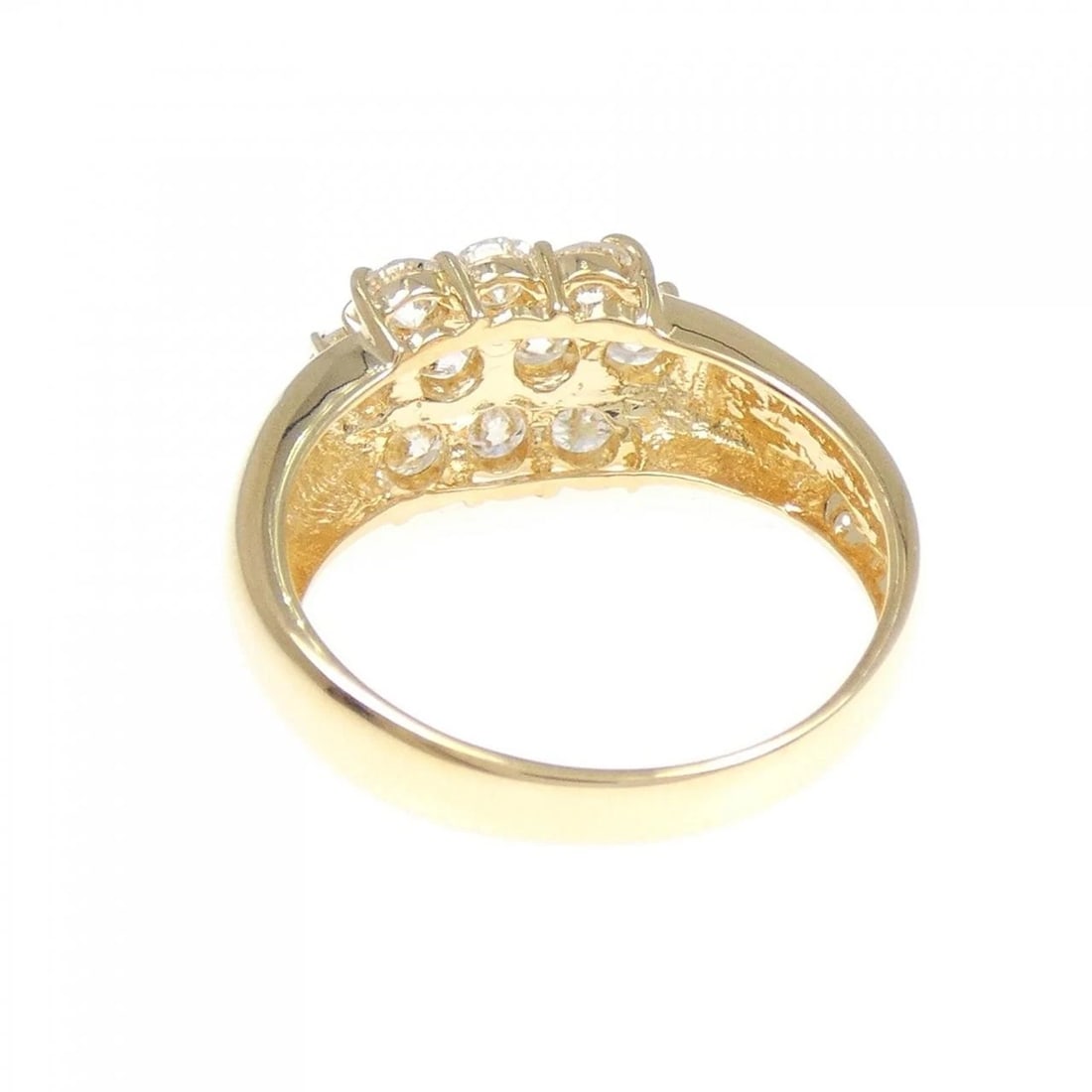 K18YG DIAMOND RING - 3