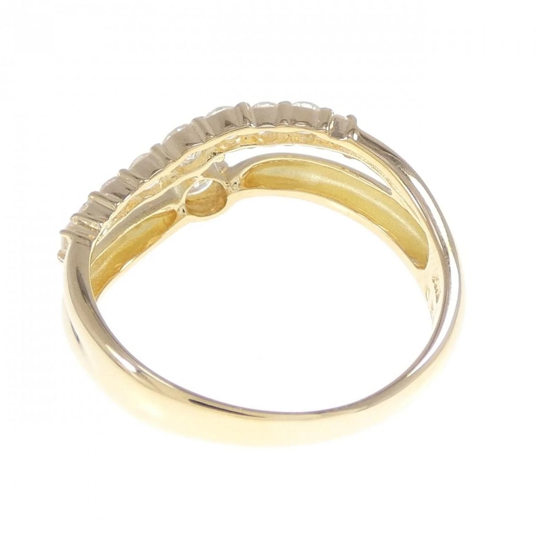 K18YG DIAMOND RING - 3