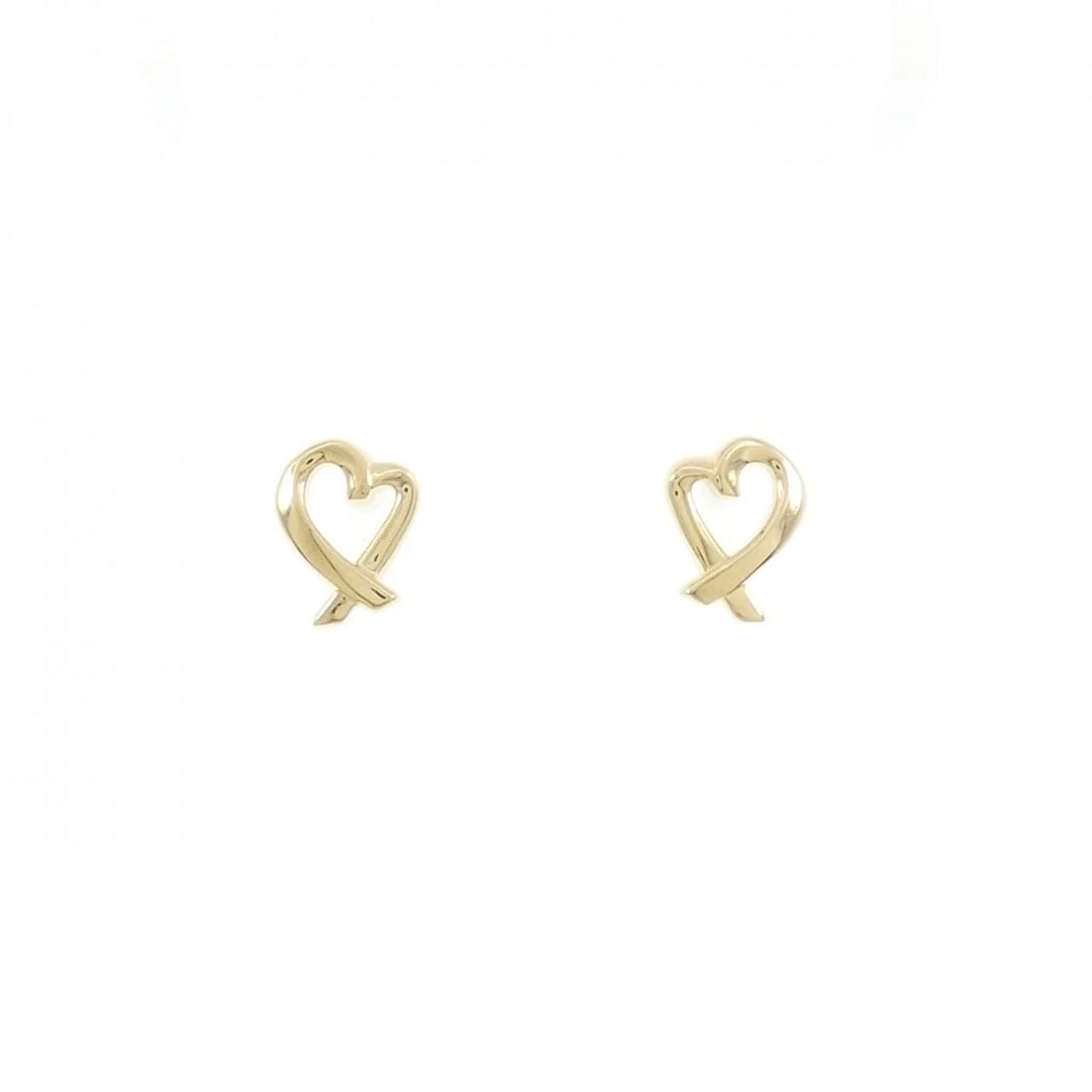 TIFFANY & CO. LOVING HEART EARRINGS: Tiffany & Co. Loving Heart Earrings Brand: Tiffany Type: Earrings Material: 750 Yellow Gold, Color: Yellow Gold Size: ActualSize HxW: 10.2mmx7.9mm Accessories: None Accessories Notice: Whe