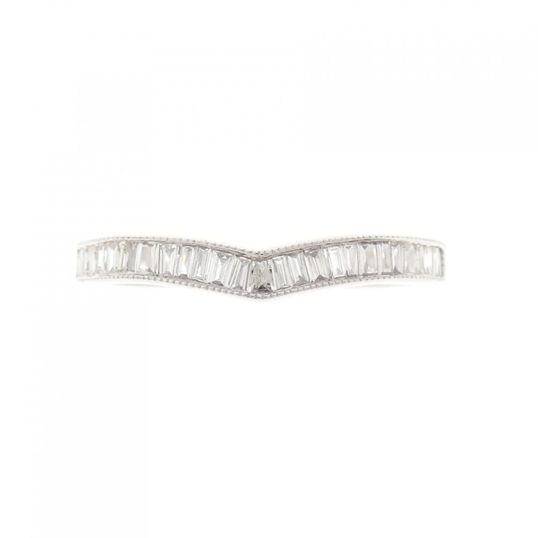 K18WG DIAMOND RING - 2