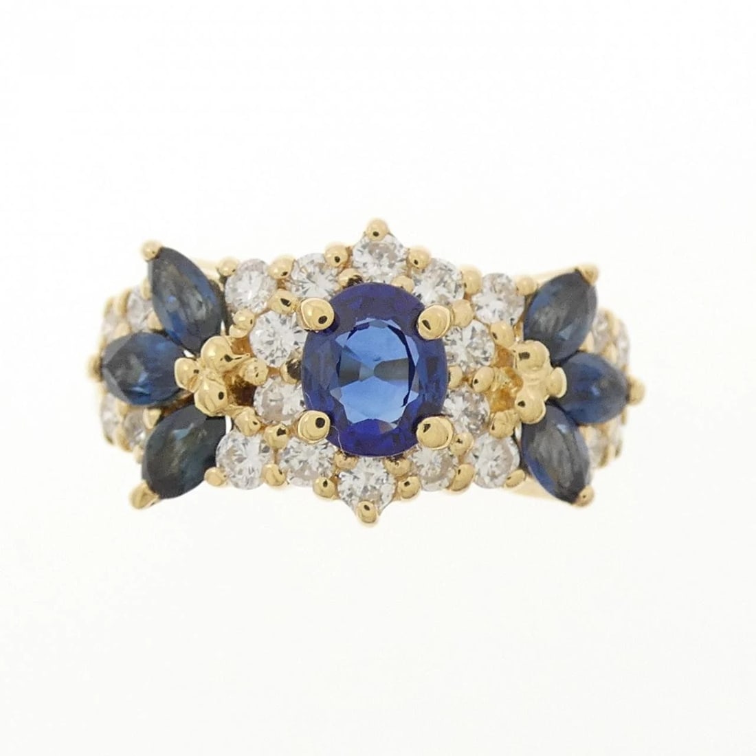 K18YG SAPPHIRE RING - 2