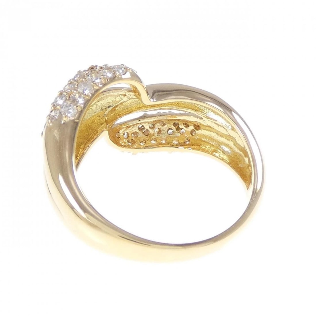 K18YG DIAMOND RING - 3