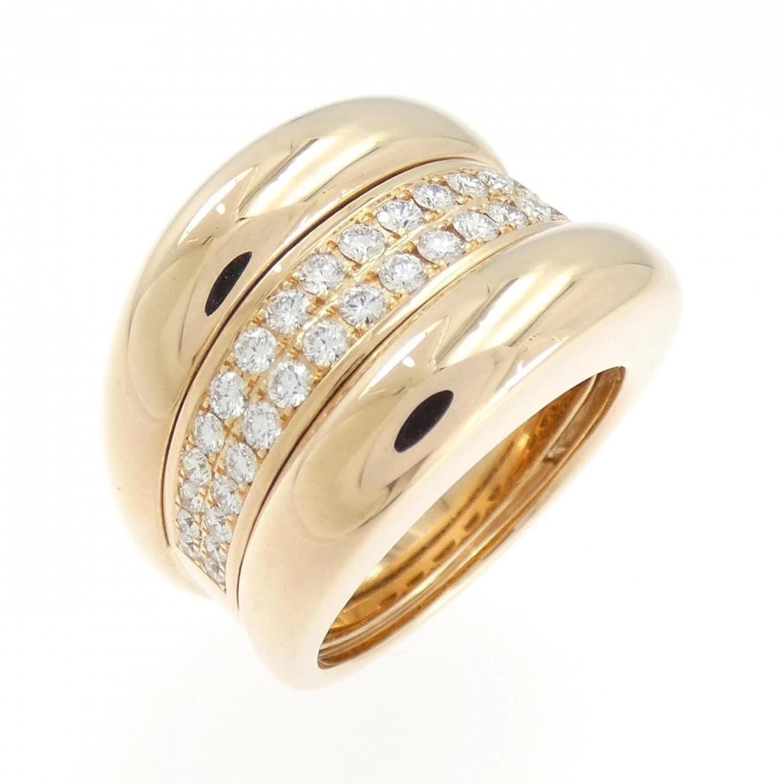 CHOPARD DIAMOND RING: Chopard Diamond Ring Brand: Chopard Type: Ring Material: 750 Pink Gold, Main Stone/Creation Natural Color: Pink Gold Size: 5-5.5 US US Accessories: None Accessories Notice: When purchasing
