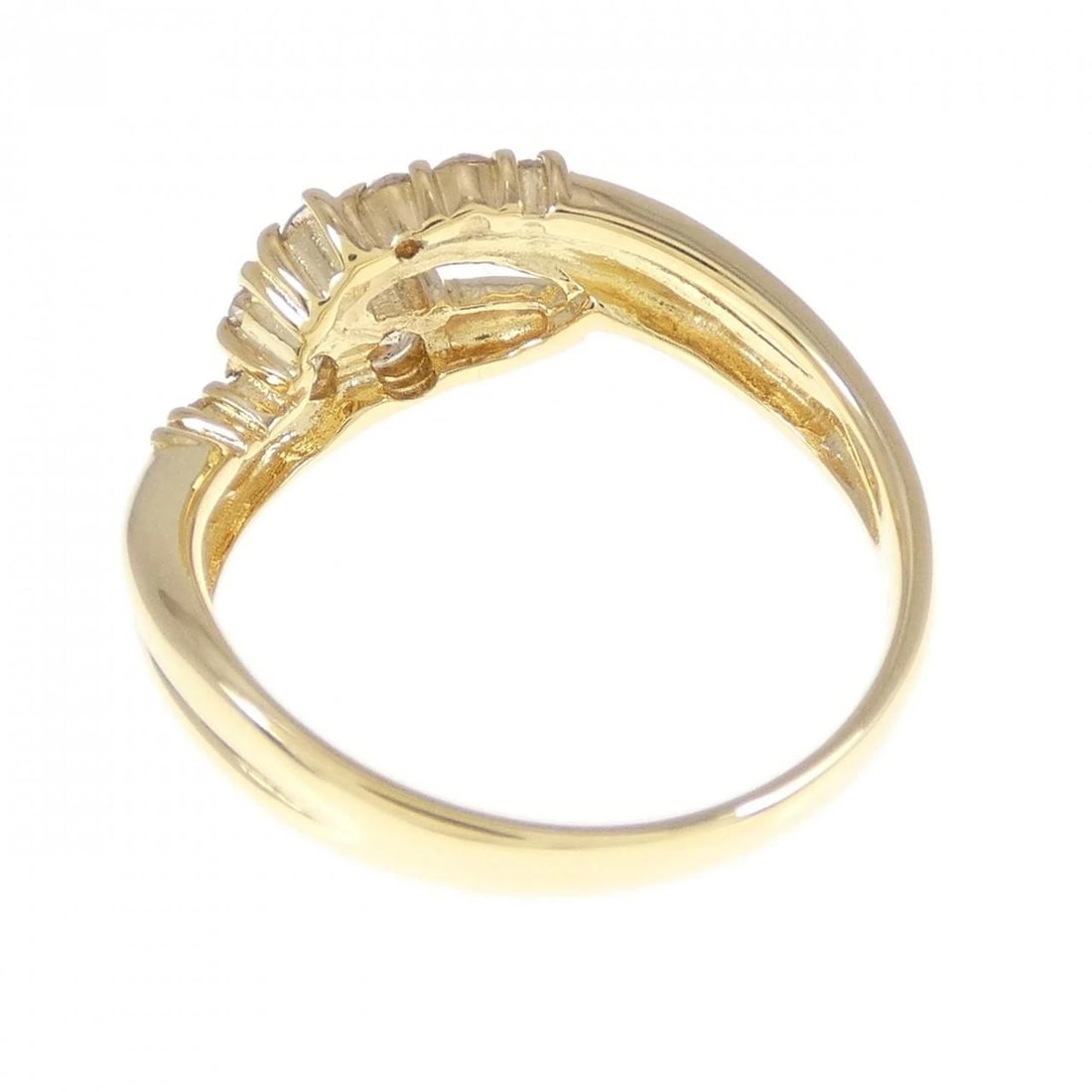 K18YG DIAMOND RING - 3