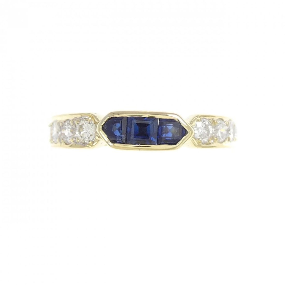 K18YG SAPPHIRE RING - 2
