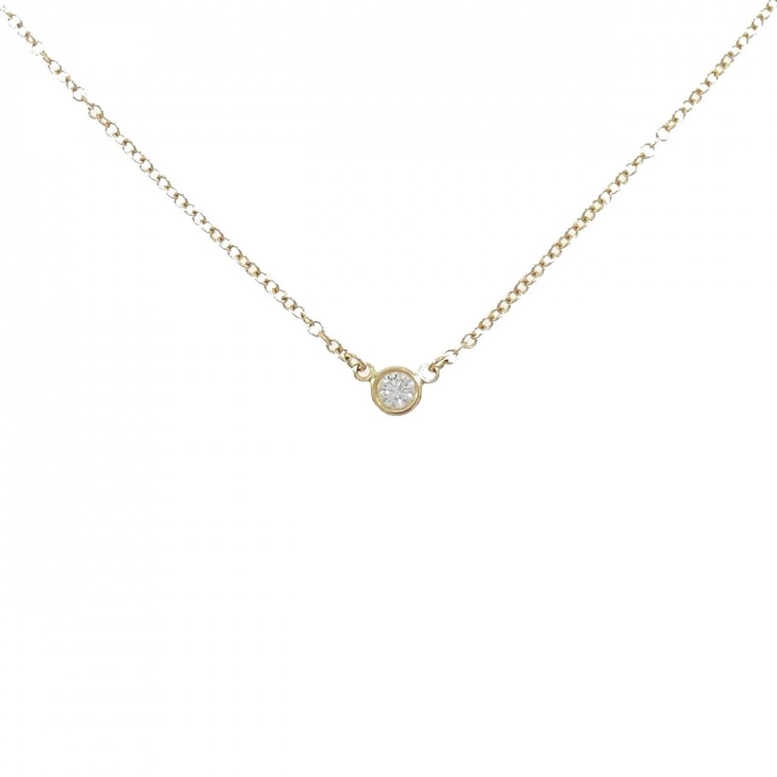 TIFFANY & CO. BY THE YARD NECKLACE: TIFFANY & Co. By the Yard Necklace Brand: TIFFANY&Co. Type: Necklace Material: 750 yellow gold, Color: yellow gold Size: 41cmActual Size Diameteraround: 3.4mm Accessories: None Accessories