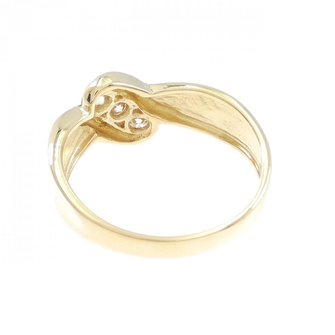 K18YG DIAMOND RING - 3