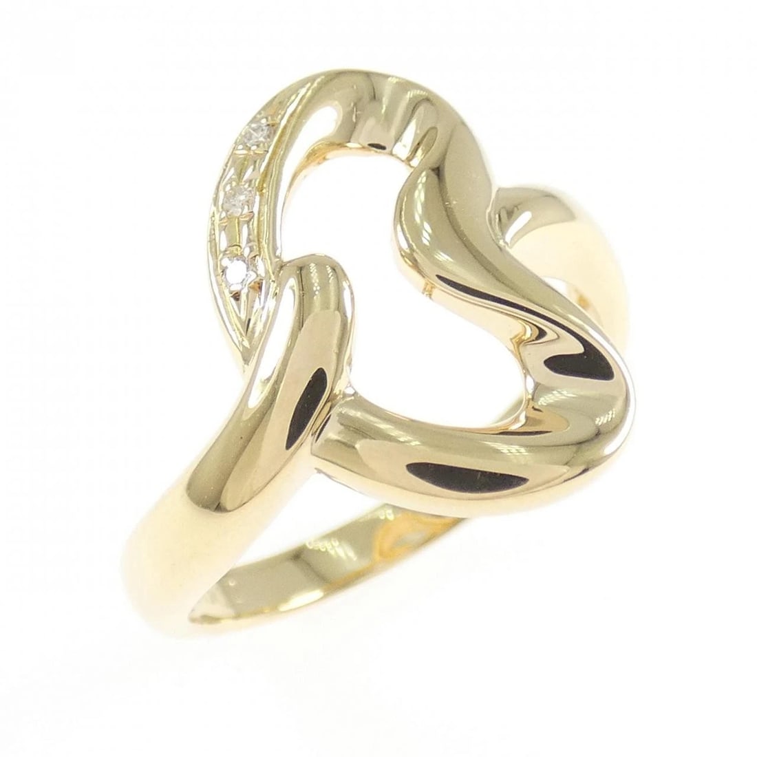 K18YG DIAMOND RING: K18YG Diamond Ring Brand: Unbranded Type: Ring Material: K18 Yellow Gold, Main Stone/Creation Natural Color: Yellow Gold Size: 5 US Accessories: None Accessories Notice: When purchasing
