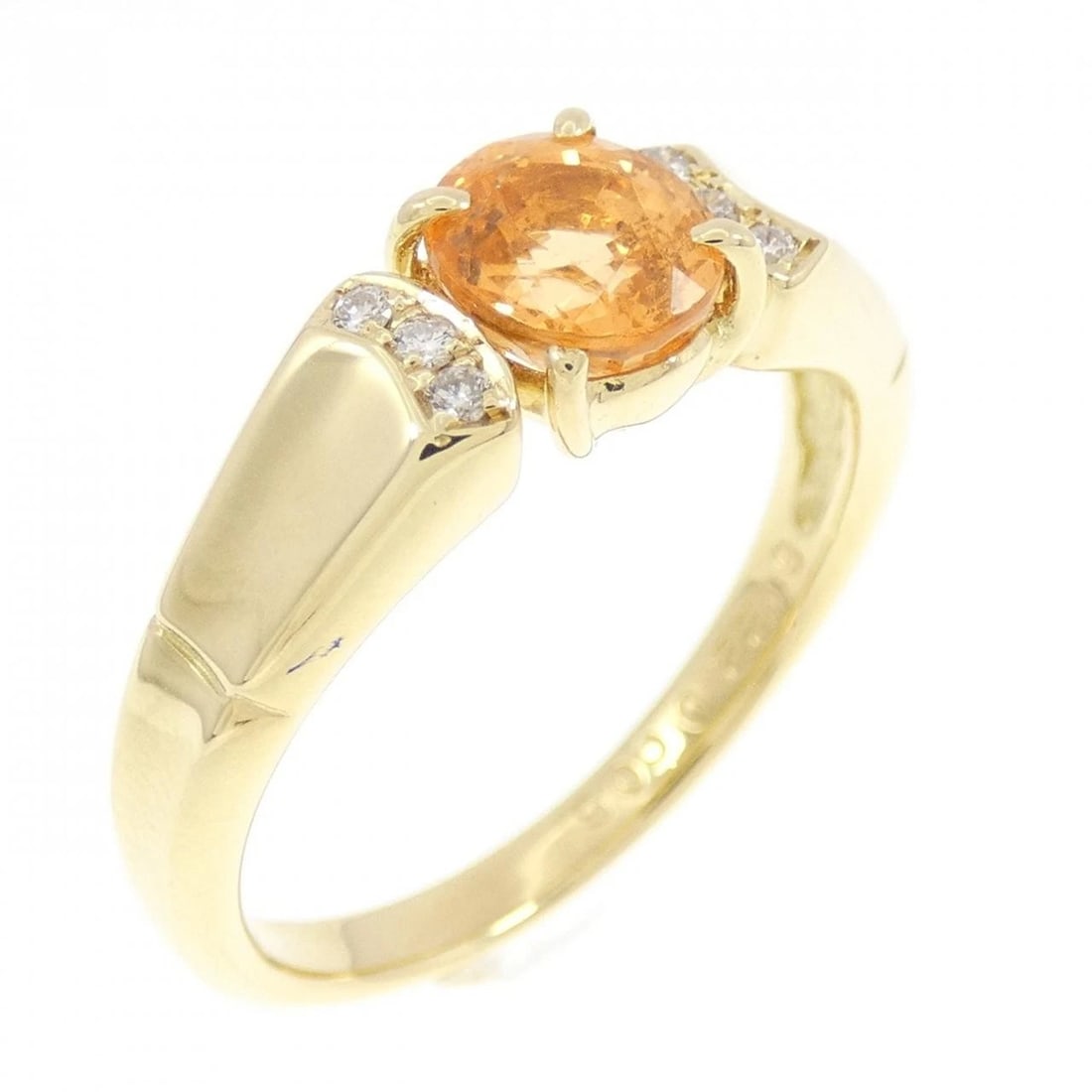 K18YG GARNET RING: K18YG Garnet Ring Brand: Unbranded Type: Ring Material: K18 Yellow Gold, Main Stone/Creation garnet Color: Yellow Gold Size: 7-7.5 US Accessories: None Accessories Notice: When purchasing