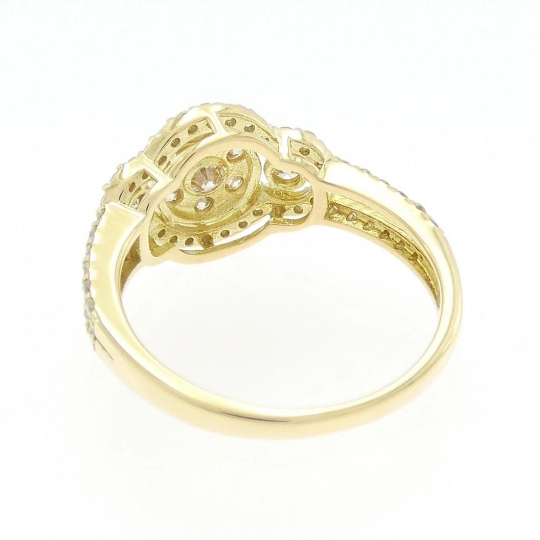 K18YG DIAMOND RING - 3