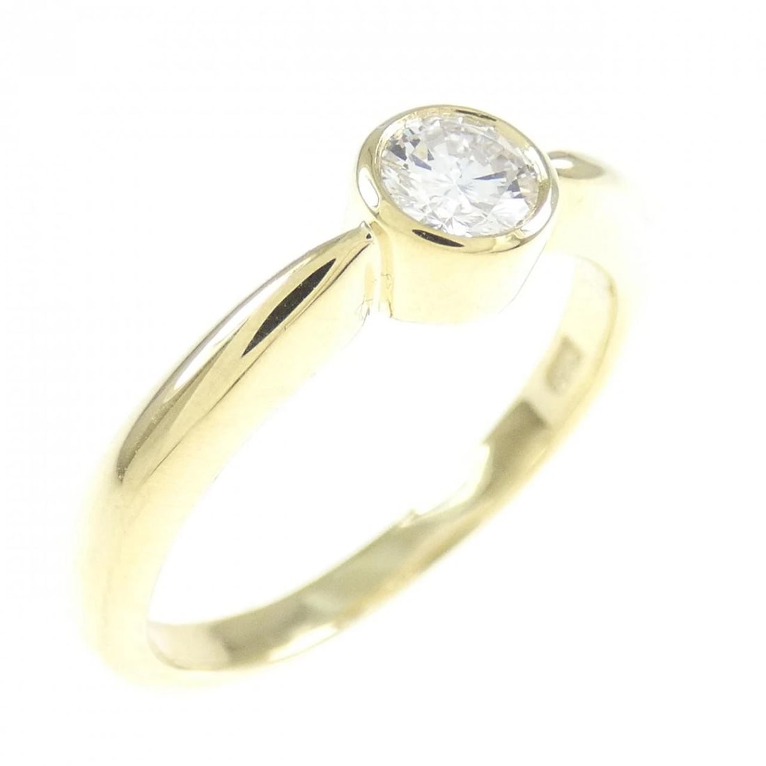 K18YG DIAMOND RING: K18YG Diamond Ring Brand: Unbranded Type: Ring Material: K18 Yellow Gold, Main Stone/Creation Natural Color: Yellow Gold Size: 5.5 US Accessories: None Accessories Notice: When purchasing