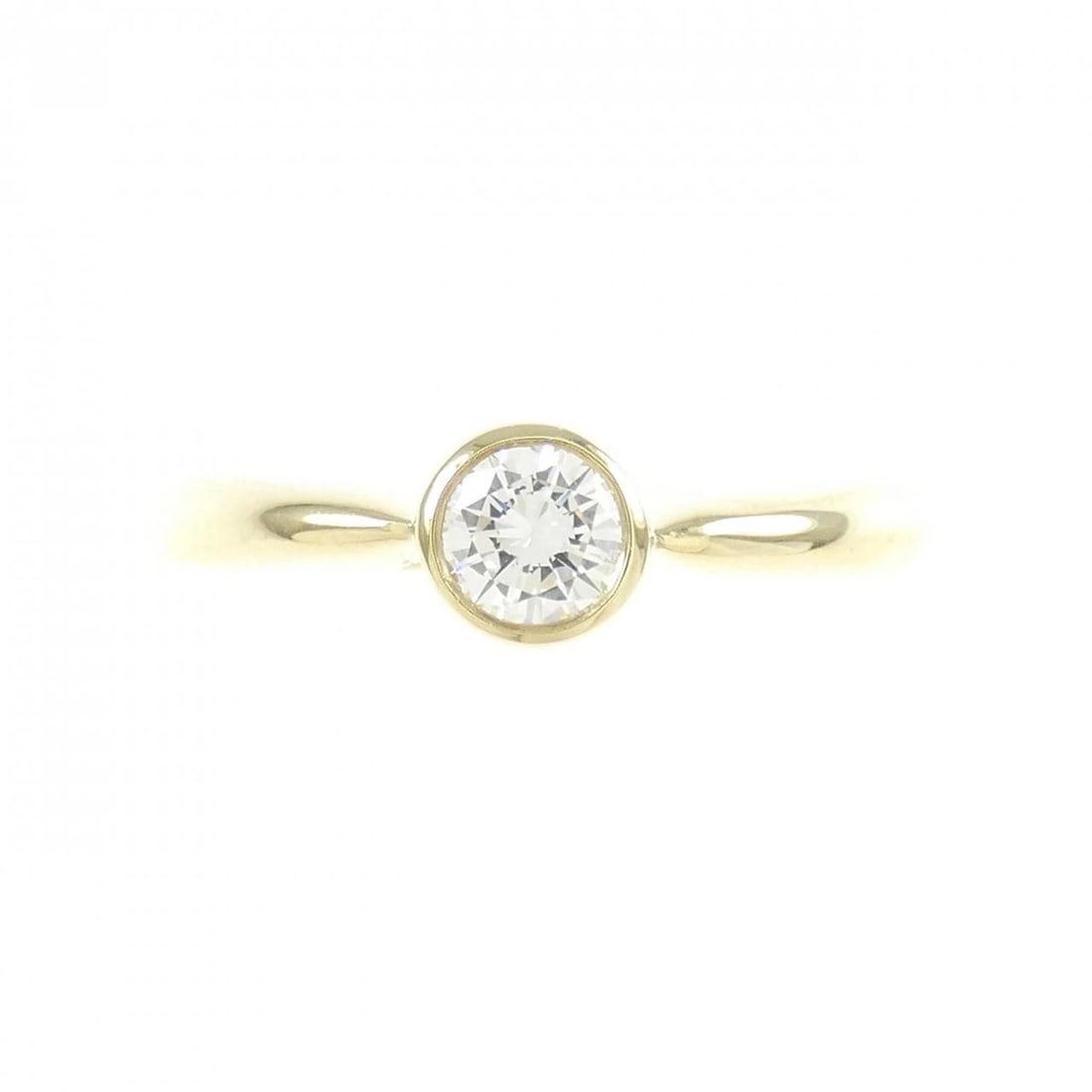 K18YG DIAMOND RING - 2