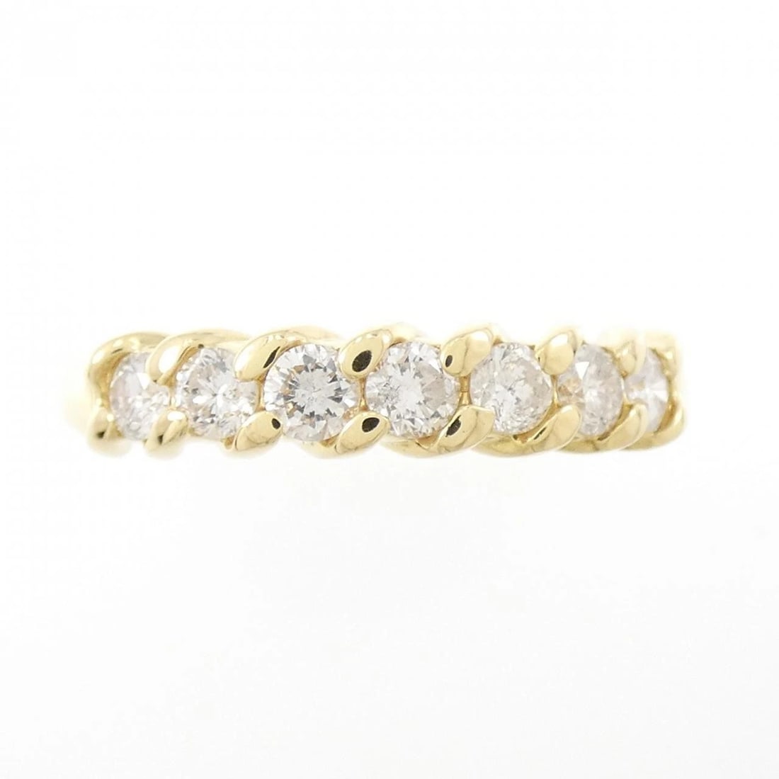 K18YG DIAMOND RING - 2