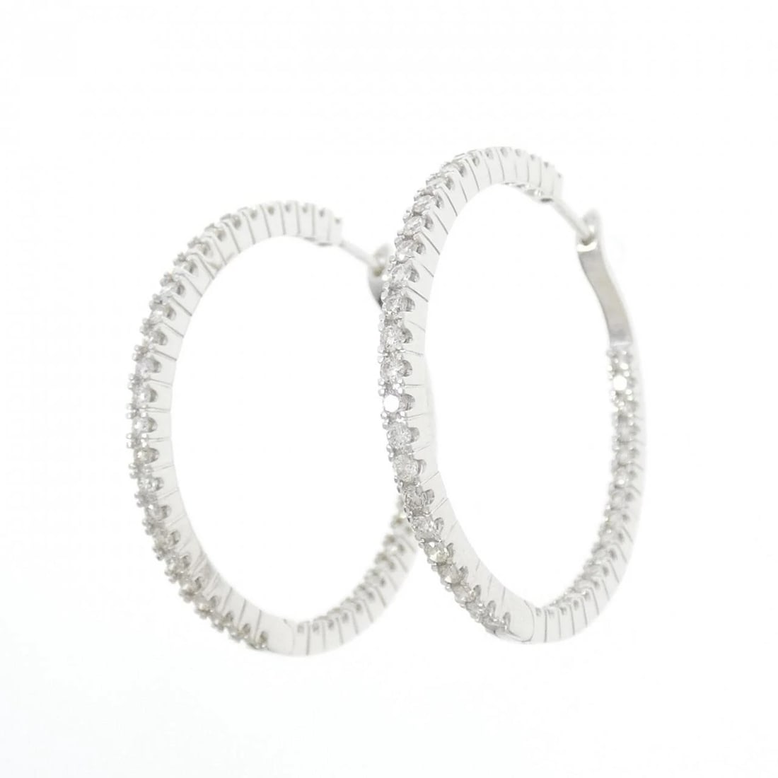 K18WG DIAMOND PIERCE - 2