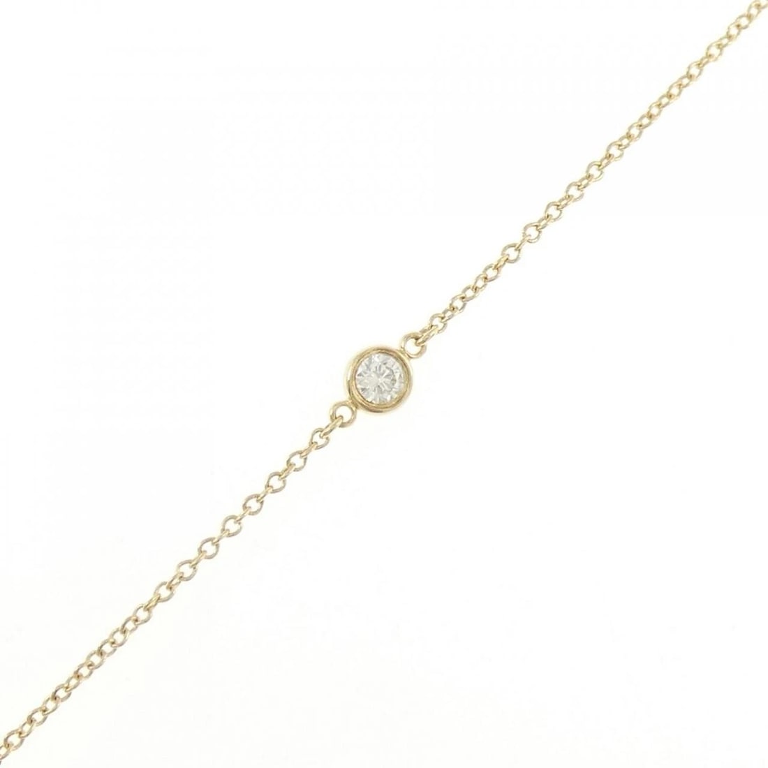 TIFFANY & CO. BY THE YARD BRACELET: Tiffany & Co. By the Yard Bracelet Brand: Tiffany Type: Bracelet Material: 750 Yellow Gold, Main Stone/Creation Natural Color: yellow gold Size: 17.5cmActualSize Max W: 3.8mm Accessories: