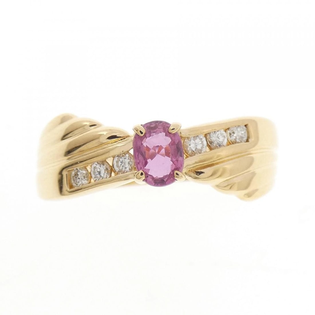 K18YG RUBY RING - 2