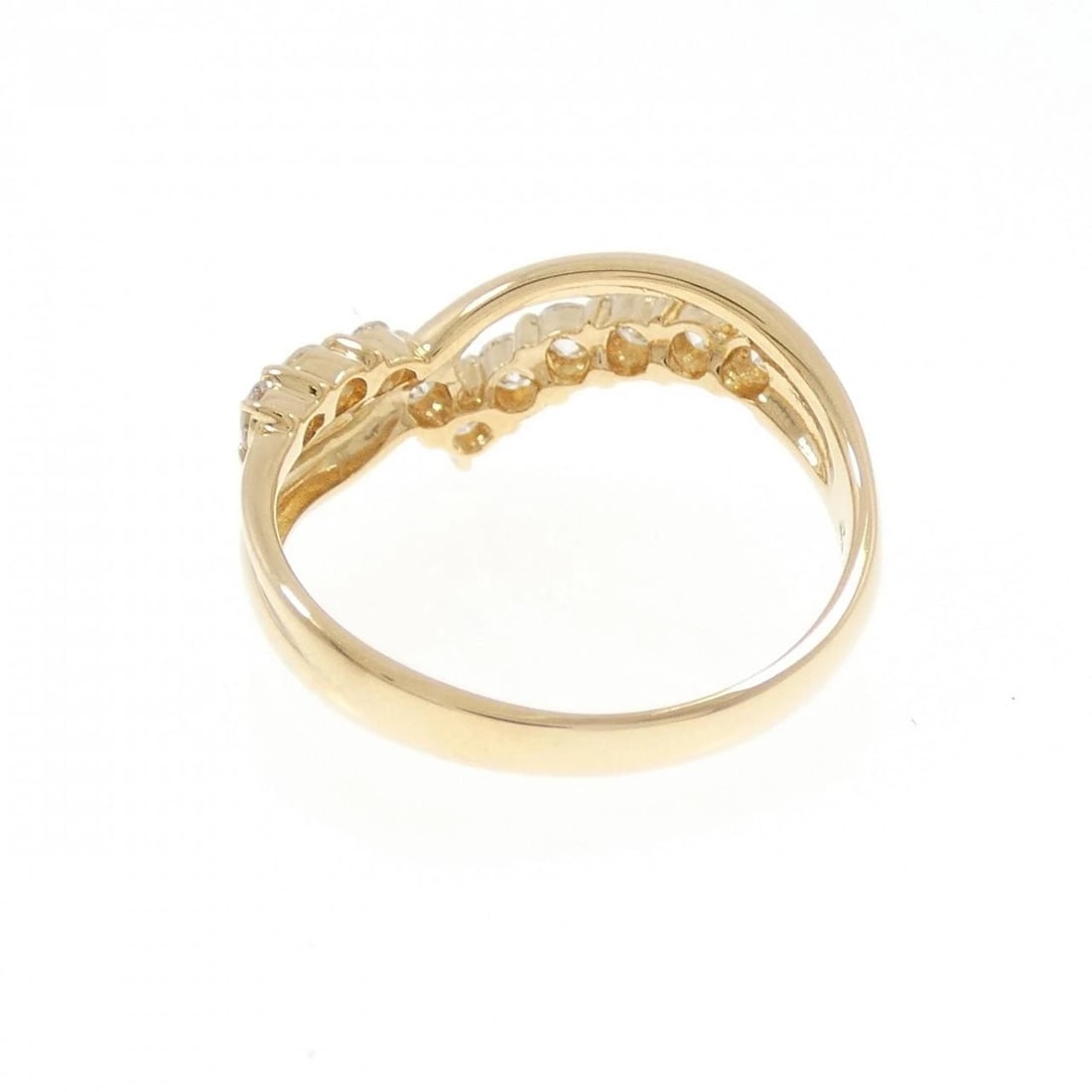 K18YG DIAMOND RING - 3
