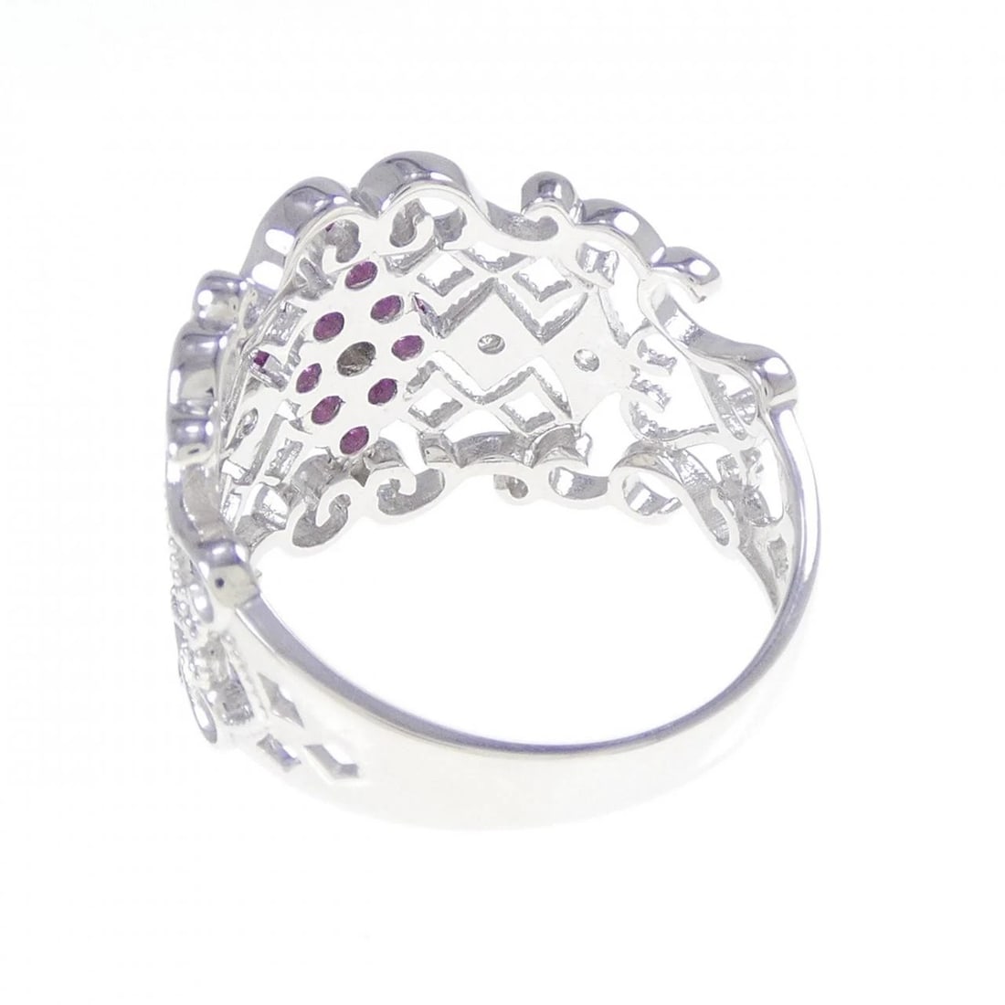 K18WG SAPPHIRE RING - 2