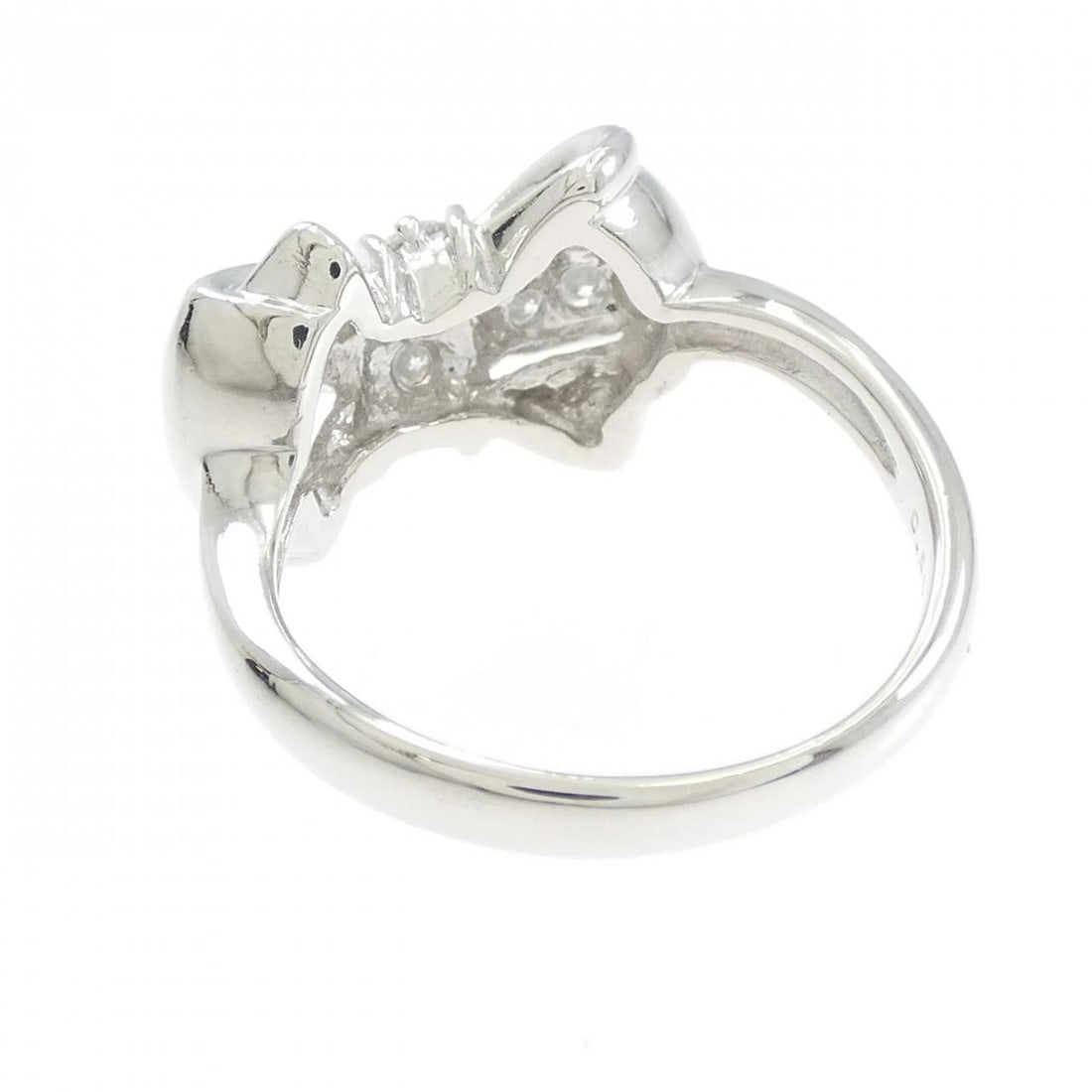 PT900 RIBBON DIAMOND RING - 3