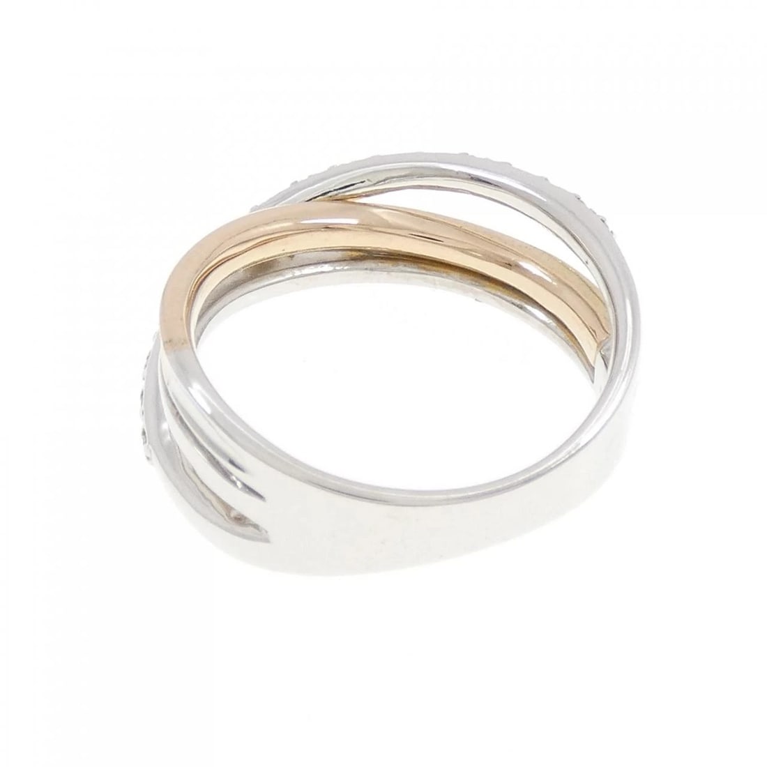 K18WG K18PG DIAMOND RING - 3