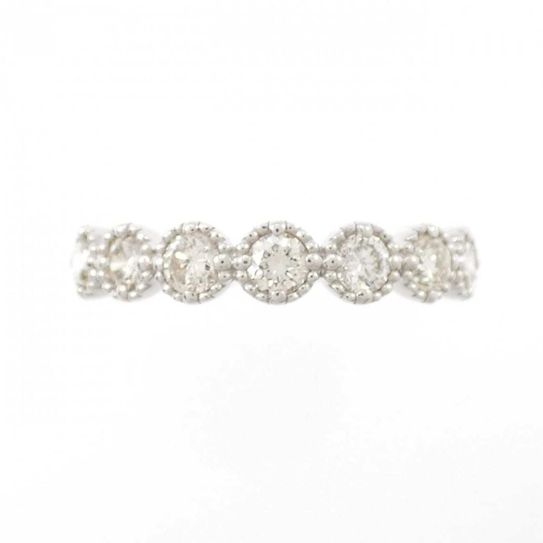 K18WG DIAMOND RING - 2