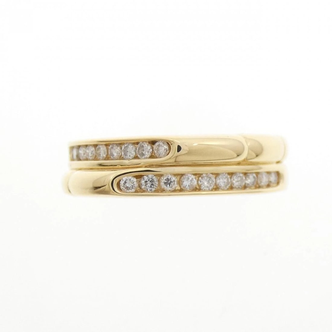 K18YG DIAMOND RING - 2