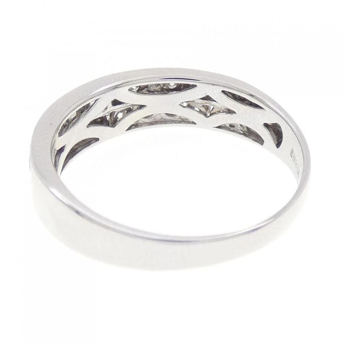 K18WG DIAMOND RING - 3