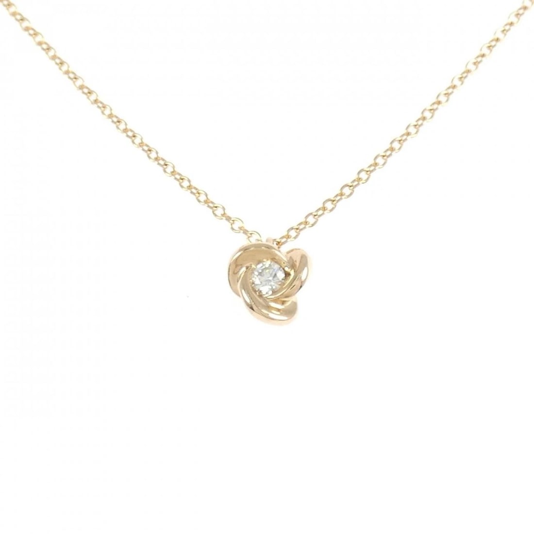 PONTE VECCHIO DIAMOND NECKLACE: Ponte Vecchio Diamond Necklace Brand: Ponte Vecchio Type: Necklace Material: 750 Pink Gold, Main Stone/Creation Natural Color: Pink Gold Size: 37 40cmActualSize Pendant top H x W: 7.6mmx7.0mm