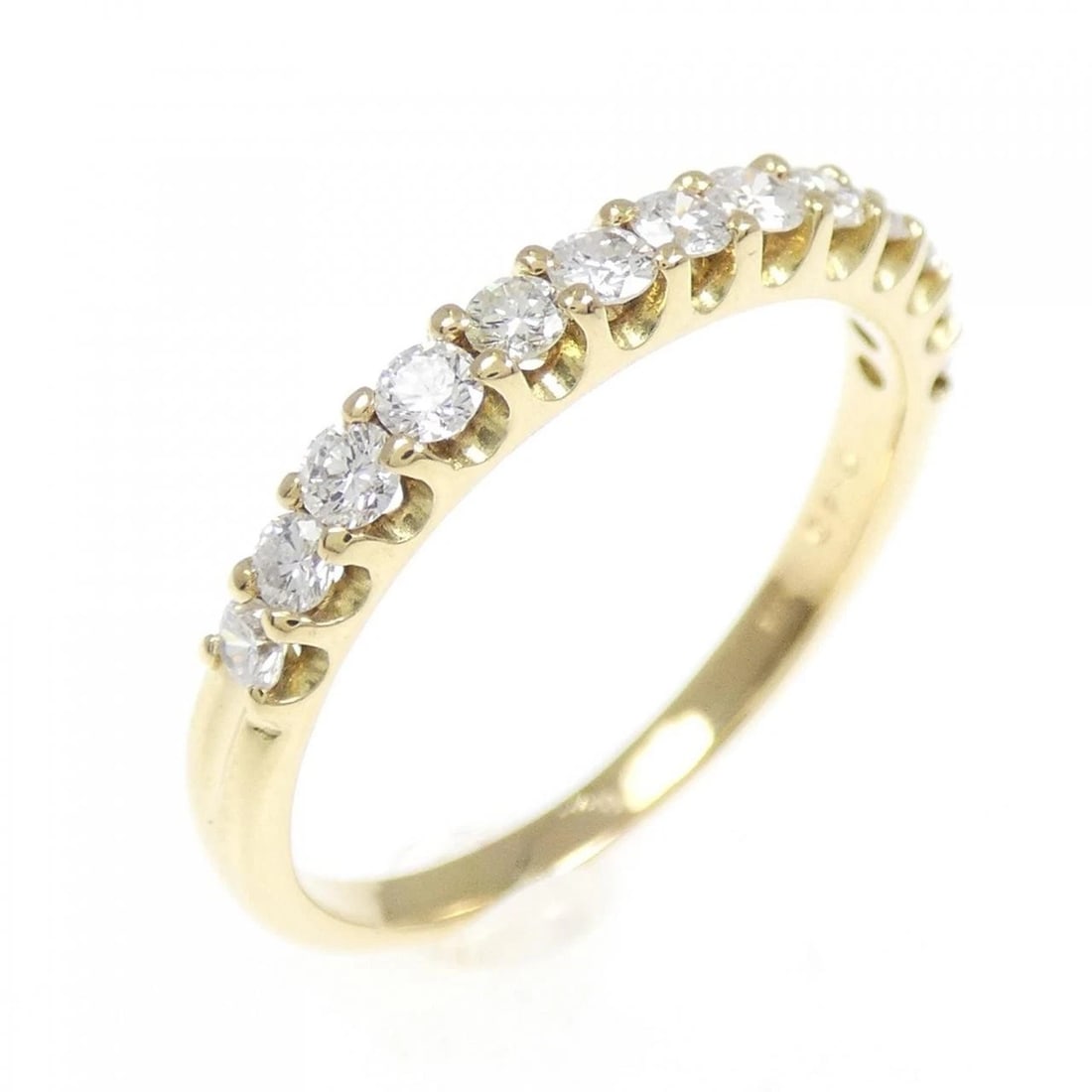 K18YG DIAMOND RING: K18YG Diamond Ring Brand: Unbranded Type: Ring Material: K18 Yellow Gold, Main Stone/Creation natural Color: Yellow Gold Size: 6.5-7 US Accessories: None Accessories Notice: When purchasing