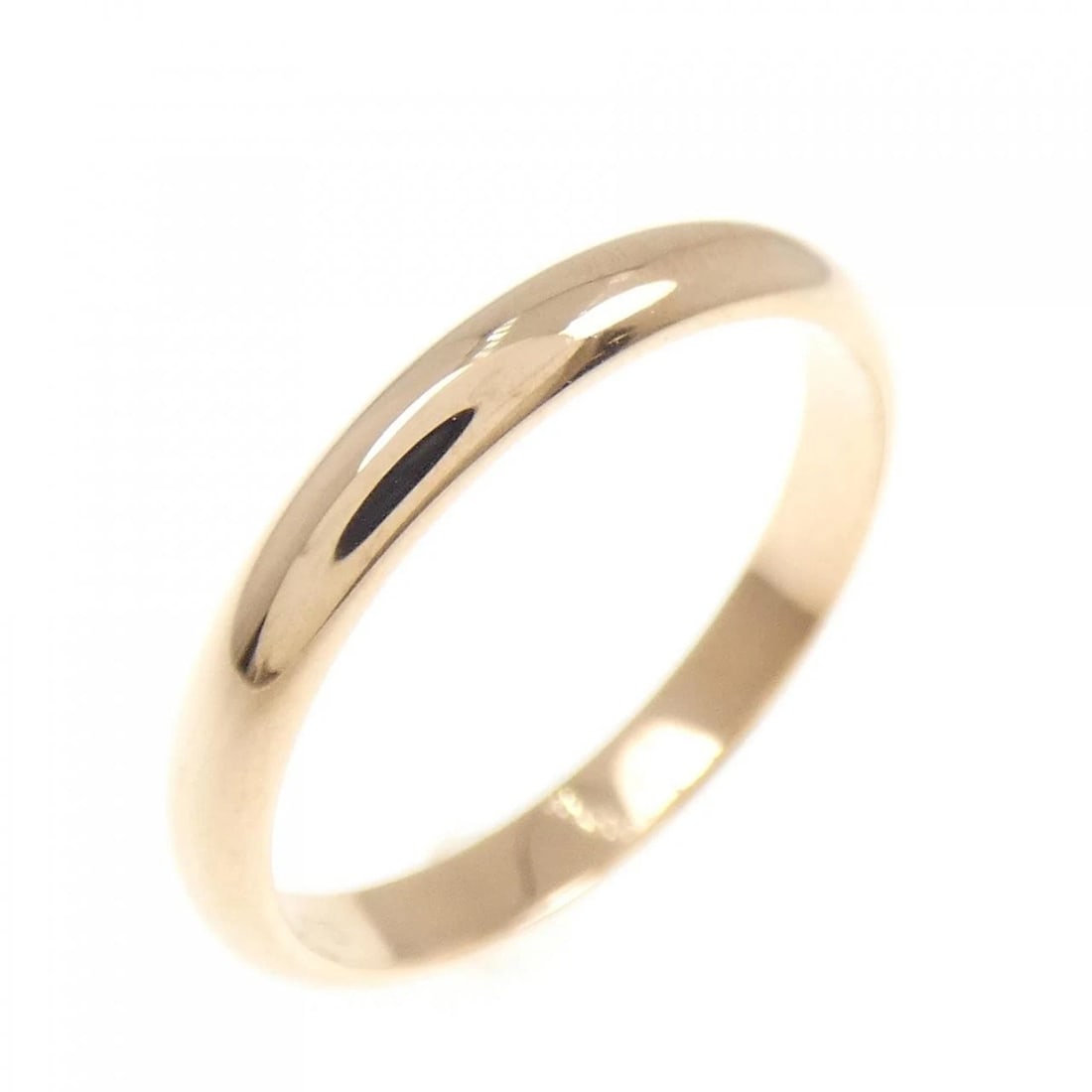 CARTIER WEDDING RING: Cartier Wedding Ring Brand: Cartier Type: Ring Material: 750 Pink Gold, Color: Pink Gold Size: 4-4.5 (US size) Accessories: None Accessories Notice: When purchasing pre-owned goods, please