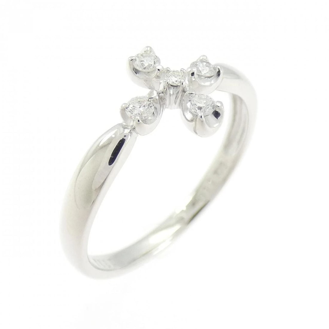 K18WG DIAMOND RING: K18WG Diamond Ring Brand: Unbranded Type: Ring Material: K18 White Gold, Main Stone/Creation natural Color: White Gold Size: 6 US Accessories: None Accessories Notice: When purchasing