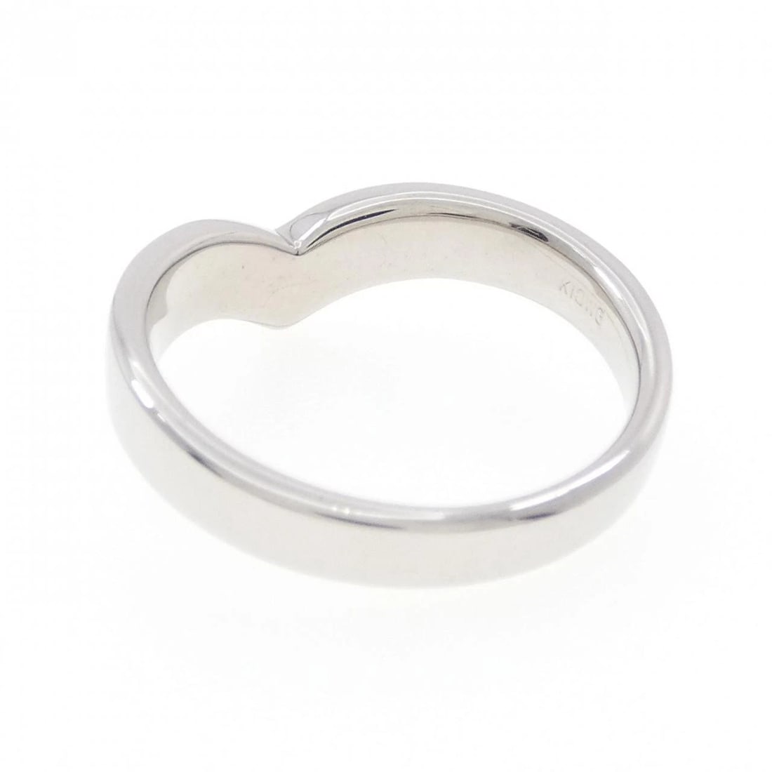 K18WG DIAMOND RING - 3