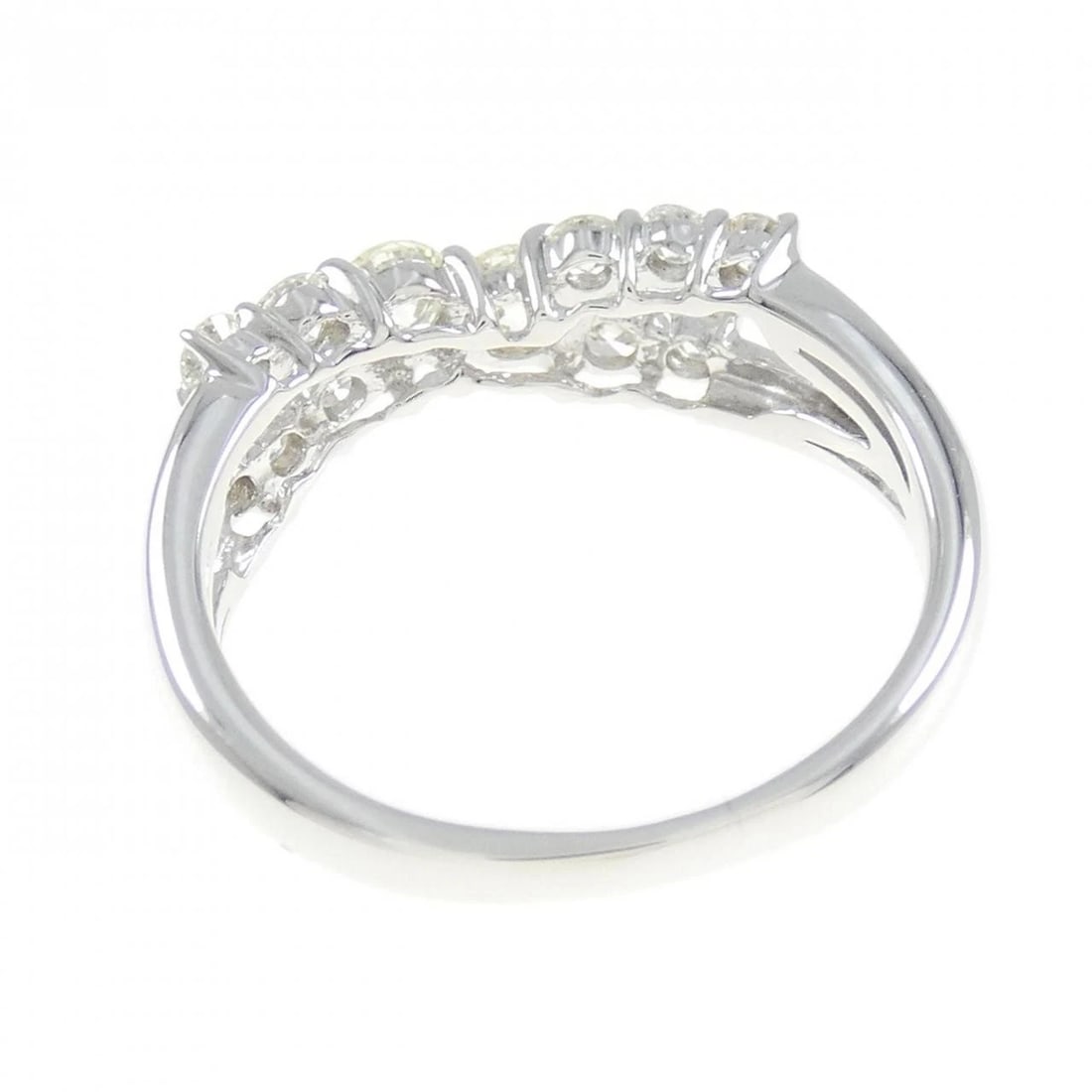K18WG DIAMOND RING - 3