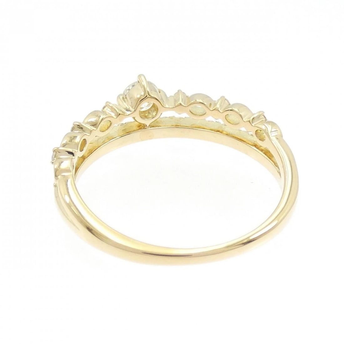 K18YG DIAMOND RING - 3