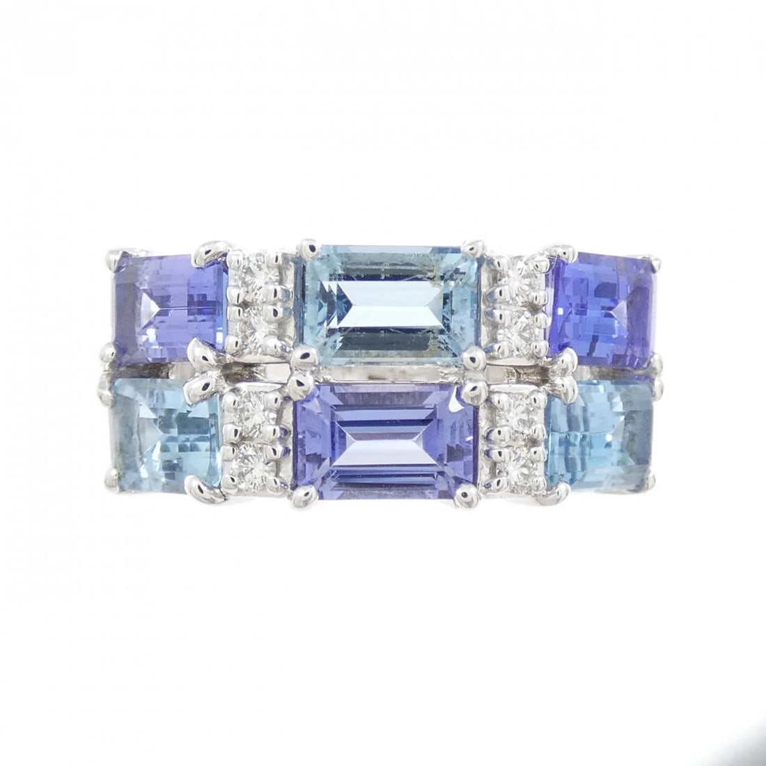 TASAKI COLORED STONE RING - 2