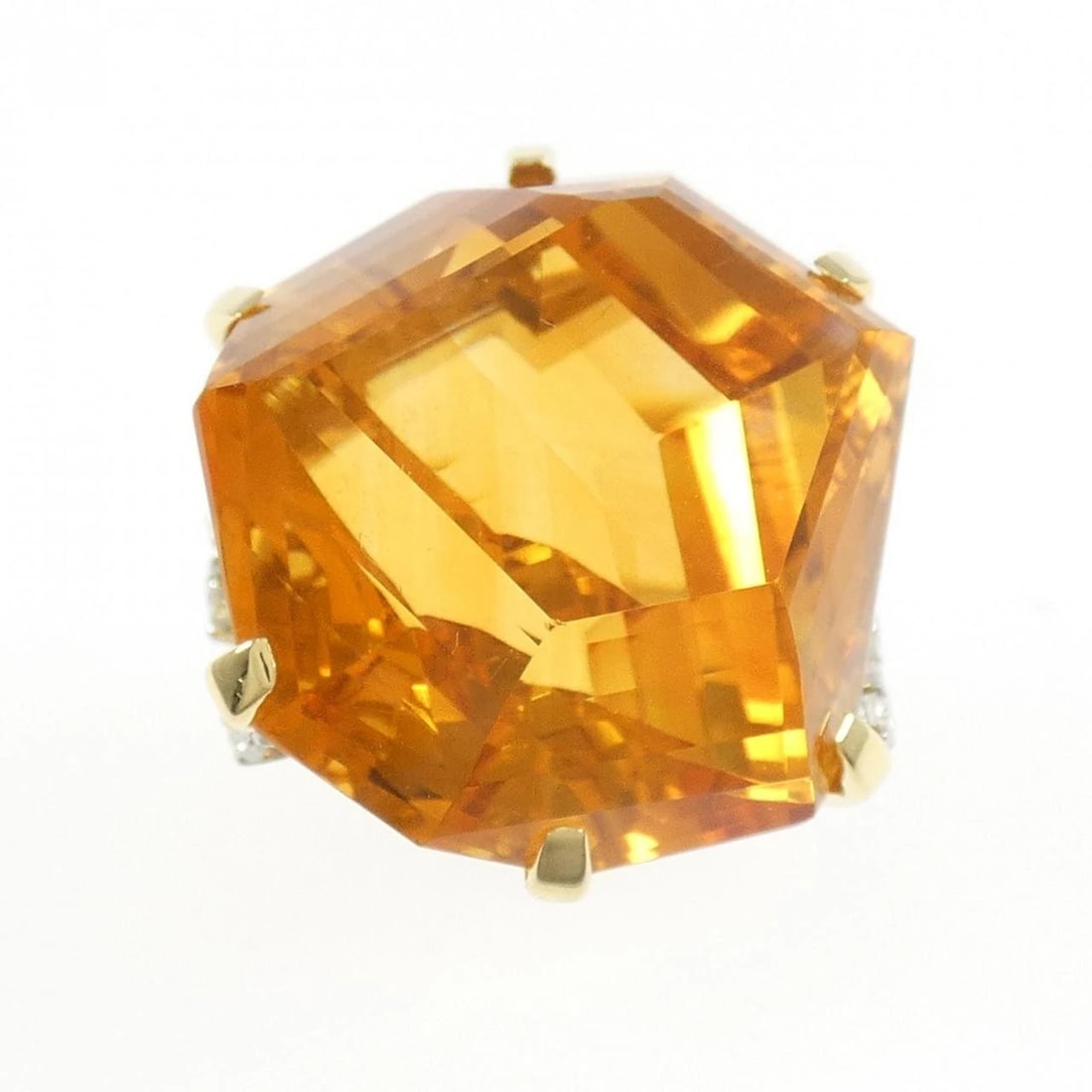 MIKIMOTO CITRINE RING - 2