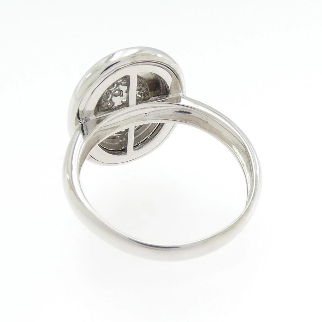 K18WG DIAMOND RING - 3