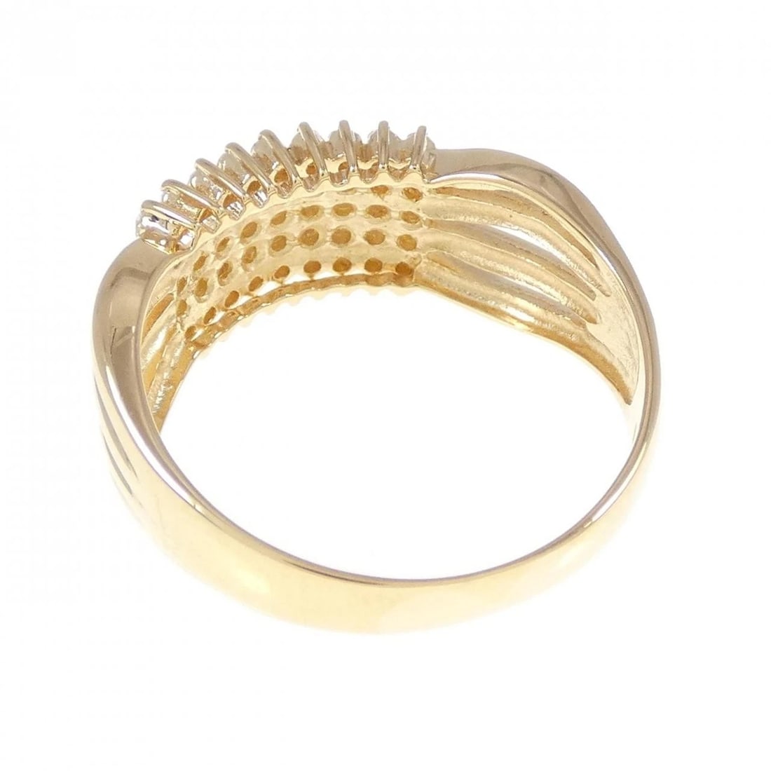 K18YG DIAMOND RING - 2