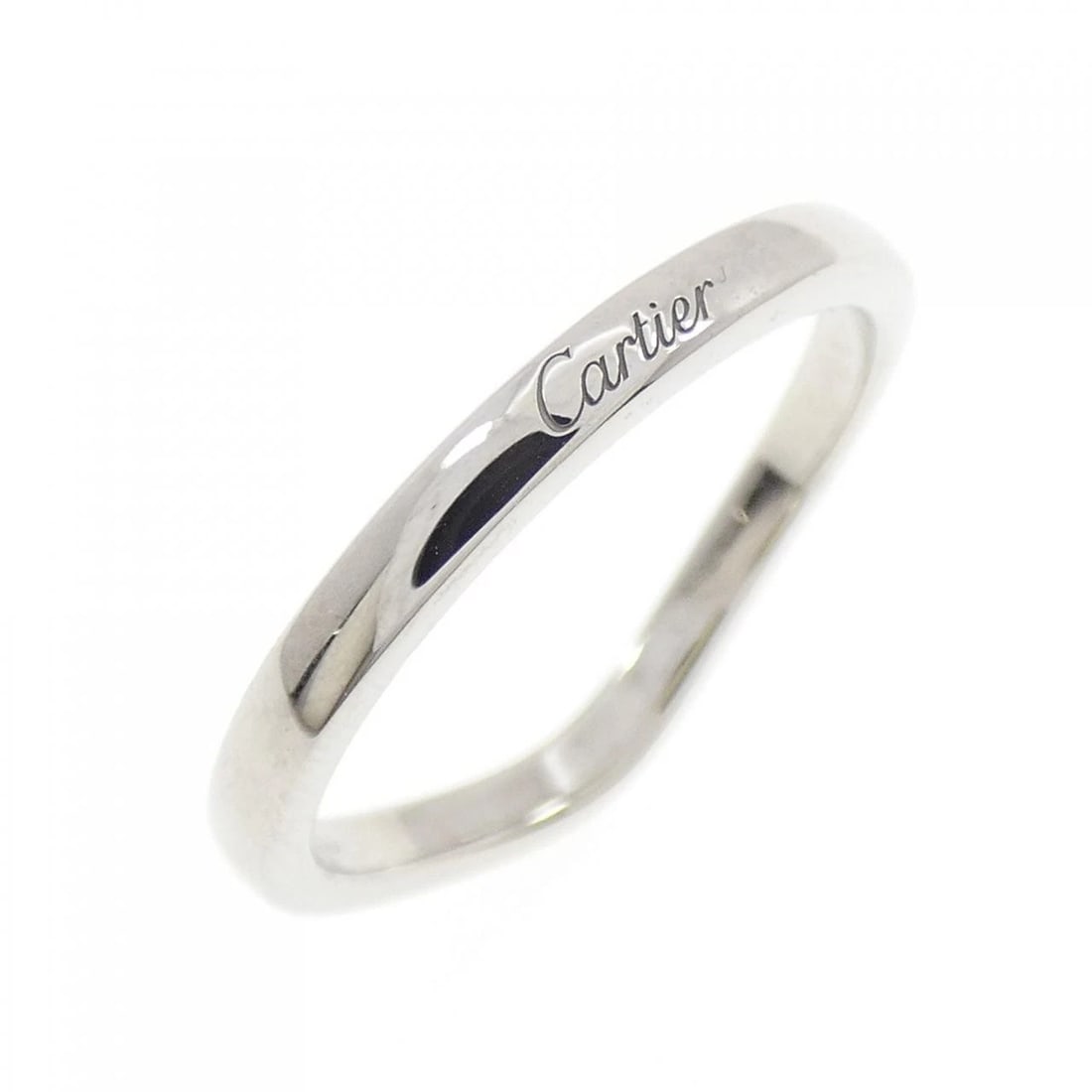 CARTIER BALLERINA RING: Cartier ballerina Ring Brand: Cartier Type: Ring Material: Platinum 950, Color: White Size: 6 (US size) Accessories: None Accessories Notice: When purchasing pre-owned goods, please refer