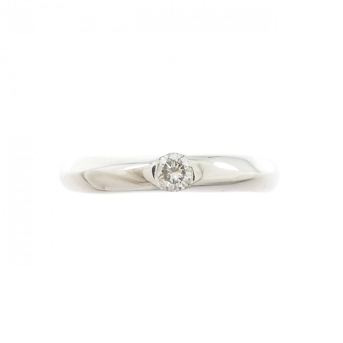PT900 SOLITAIRE DIAMOND RING - 2
