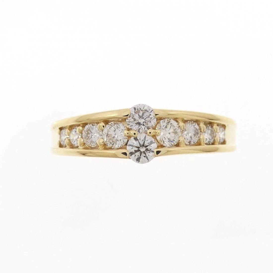 K18YG DIAMOND RING - 2