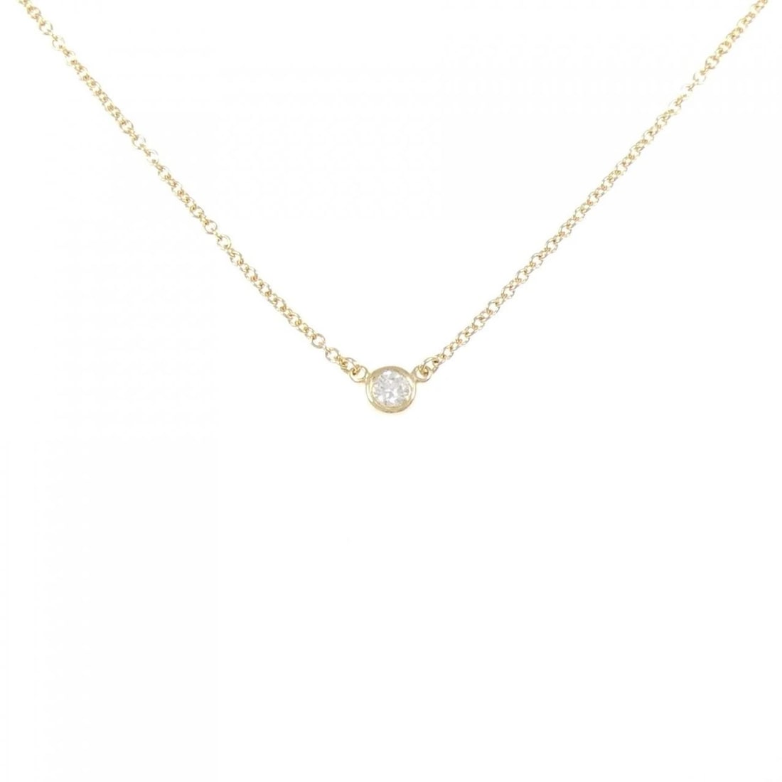 TIFFANY & CO. BY THE YARD NECKLACE: TIFFANY & Co. By the Yard Necklace Brand: TIFFANY&Co. Type: Necklace Material: 18K, Main Stone/Creation Natural Color: Gold Size: Actual Size Diameteraround: 3.9mm Chain maximum width approx.: